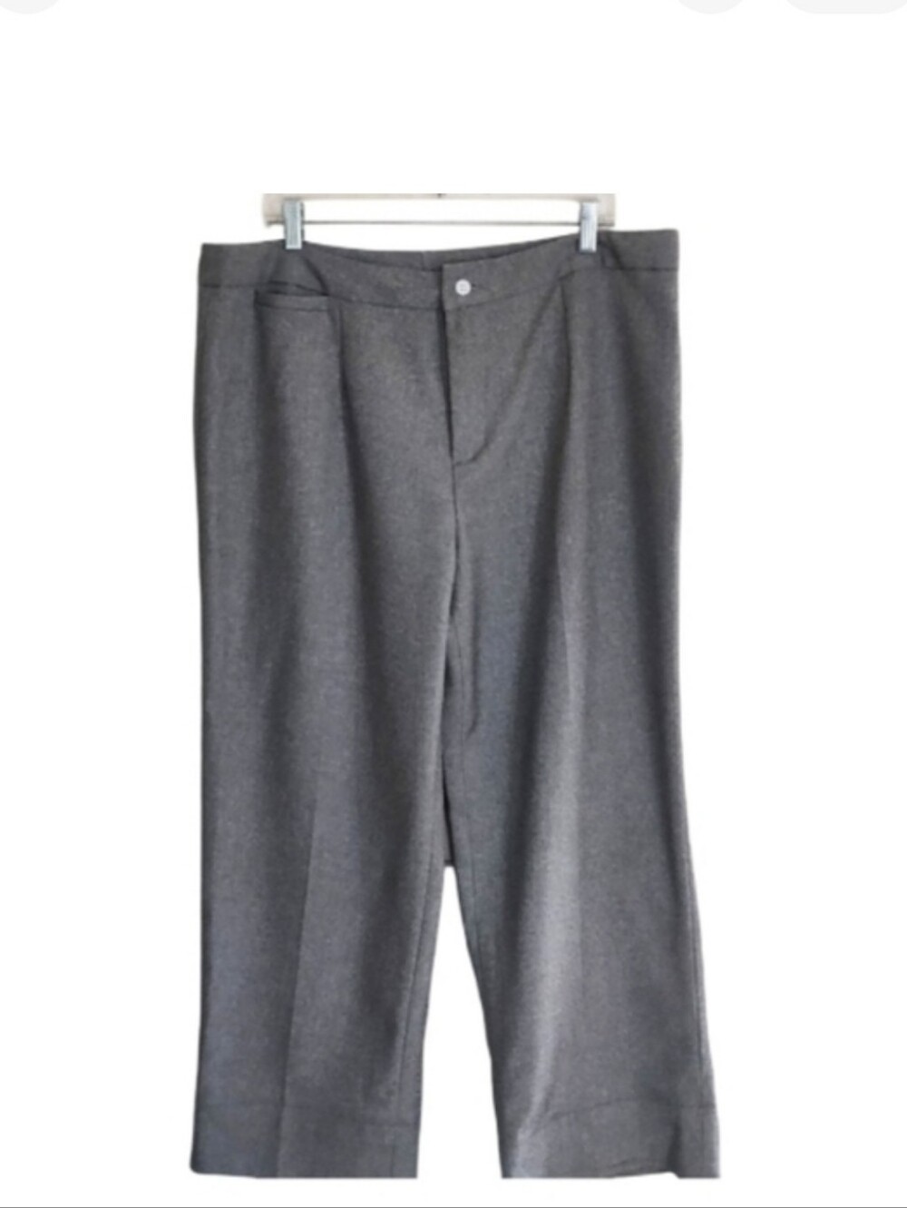 Wide Leg Grey Trousers.
